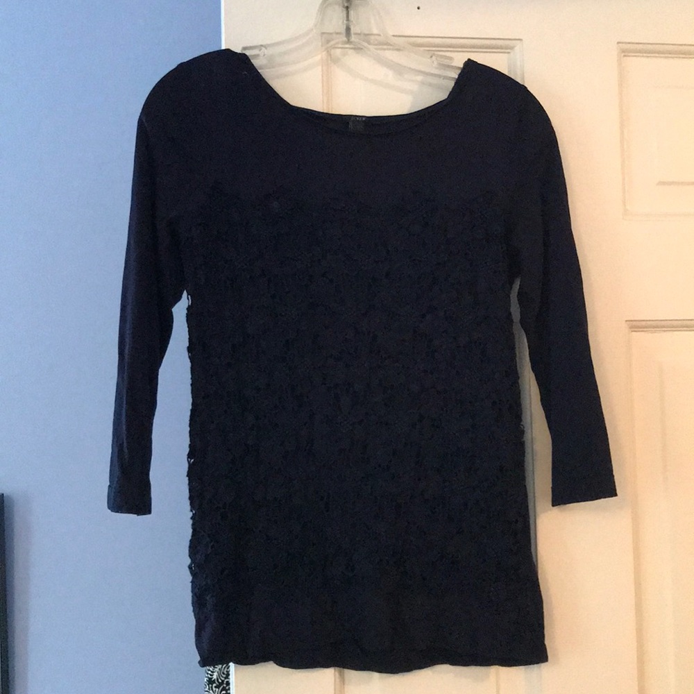 J Crew Lacy Shirt